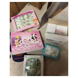 Five children’s tea sets
