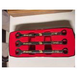 Snap-on signature series collectors edition 3pc combination wrench set Not complete, lid and box missing