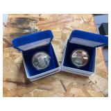 Two Quaker Oats silver rounds .999 fine silver