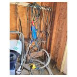 Garden hoses, kids car booster seat, kid gate, sprinkler, canopy etc...