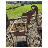 Pitcher pump and sink w/ stand
