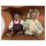 Yolanda Bello black boy and girl babies