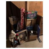 Christmas group includes (2) dinner sets, nativity sets, paper, etc