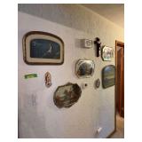 All religious decor on hall wall