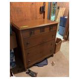 20D x 33L x 38H five drawer dresser