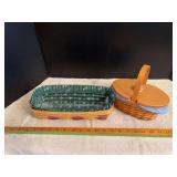 Two Longaberger baskets