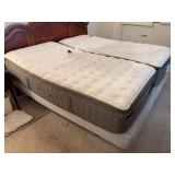 Stearns & Foster twin size mattress on Legget & Platt electric boxspring with adjustable headboard/footboard and massaging head/foot