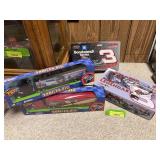Dale Earnhardt Sr and Jr collectibles as shown