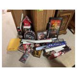 Dale Earnhardt Sr and Jr collectibles as shown