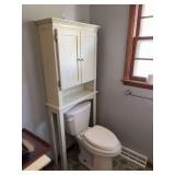 9D x 28L x 67H over the toilet cabinet