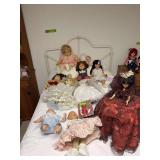 Various collector dolls-composition, bisque, plastic, sleep eyes, jointed, etc