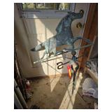 Copper horse weather vane 30" long condition as shown