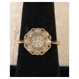Vintage Diamond ring sz 8