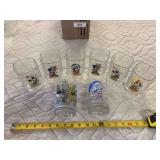 Eight glass Mickey Mouse Drinkware