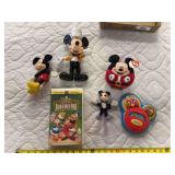Fun and fancy free Disney vhs, figurines, toys