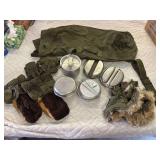 Military items - cookware, clothing