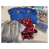 Mickey shirts sweatpants and and shorts