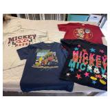 Four Mickey mouse t shirts