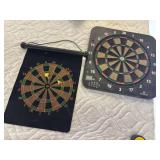 Magnetic and electric dart boards