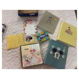 Mickey Mouse binders, photo book, Kleenex