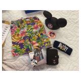 Mickey and Daisey shorts, pez dispensers, hat and more