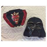 Darth Maul lunch box and Darth Vader toy case