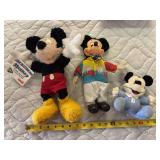 Mickey plush toys