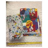 Two mickey mouse flannel sheets