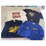 Four mickey t shirts