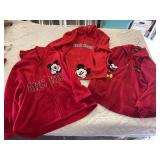 Three mickey fleece jackets