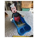 Vintage Mickey Mouse sailor themed infant bath