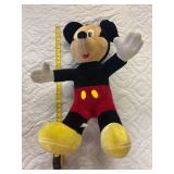 Vintage stuffed Mickey Mouse