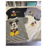 Four mickey tshirts