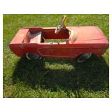 AMT junior Mustang Pedal car windshield broken, no hubcaps AMT junior Mustang Pedal car windshield broken, no hubcaps