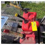 3 plastic gas cans 3 plastic gas cans