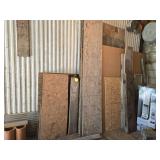 OSB flooring, reverse batten plywood and other misc lumber OSB flooring, reverse batten plywood and other misc lumber