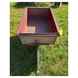 Lawn mower pull behind dump trailer 7.5 cf Lawn mower pull behind dump trailer 7.5 cf