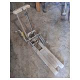 Clamp on barn beam auger Clamp on barn beam auger