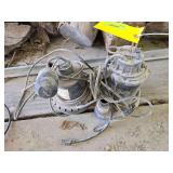 Pair float style submersible pumps Pair float style submersible pumps