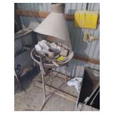 Old blacksmith forge w/ ladle and solder iron Old blacksmith forge w/ ladle and solder iron