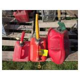 3 plastic gas cans 3 plastic gas cans