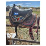 Funky decorative saddle