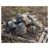 4 pieces of wood burls