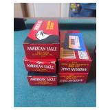 5 boxes of American Eagle .223 rem 55 grain FMJ ammunition