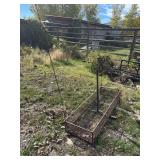 Expanded metal receiver hitch rack