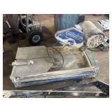 Tile saw with stand - needs pump and blade