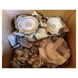 Set of stoneware dishes, brick oven stoneware - set of eight Set of stoneware dishes, brick oven stoneware - set of eight