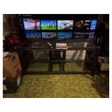 Glass tv stand Glass tv stand