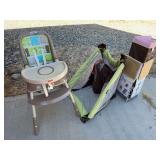 Kids pack and play and high chair Kids pack and play and high chair