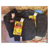 FOUR pair of wrangler men’s jeans black 36 x 34 new with tags FOUR pair of wrangler men’s jeans black 36 x 34 new with tags